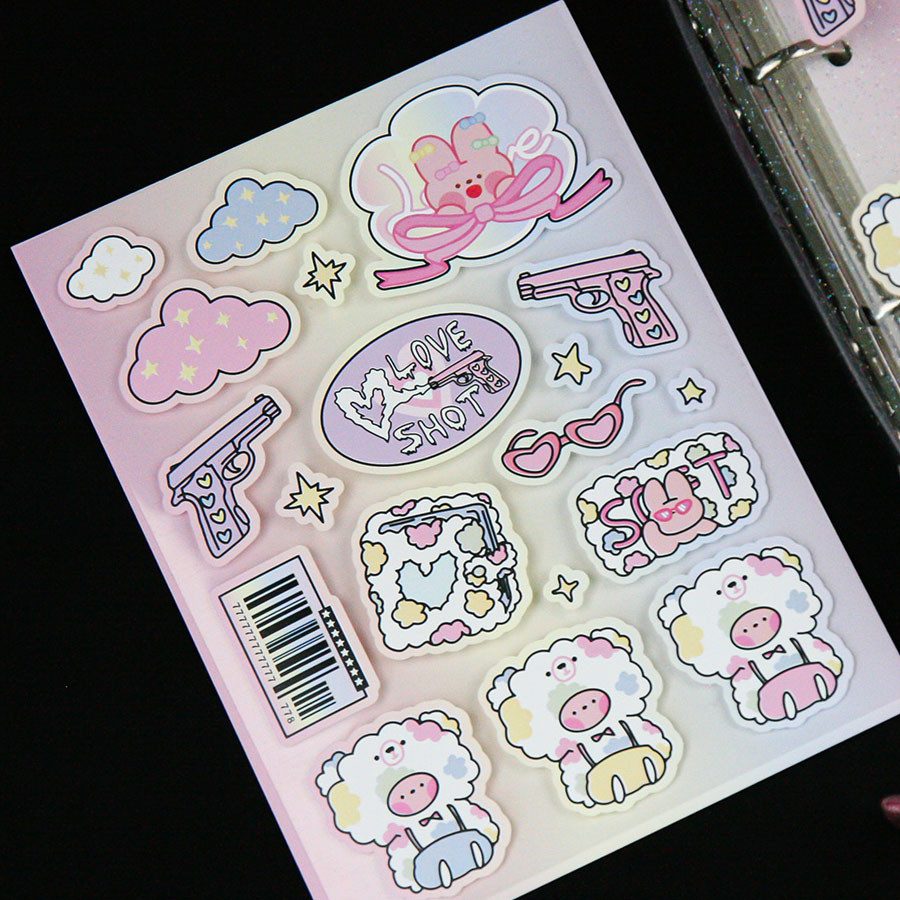 Usage example - DESIGN GOMGOM Reeli Color Line Paper Removable Sticker